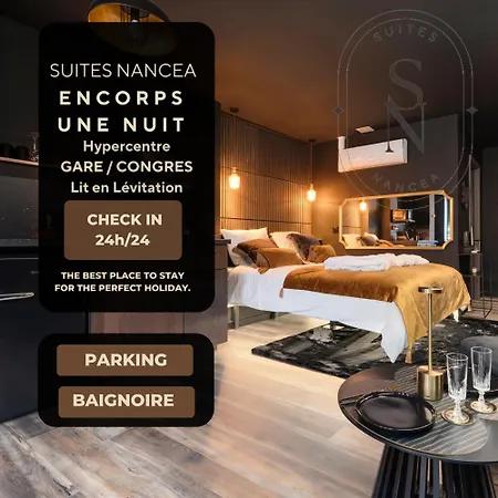 Suite Encorps Une Nuit - Nancy - Gare Congres - Parking Esterno foto