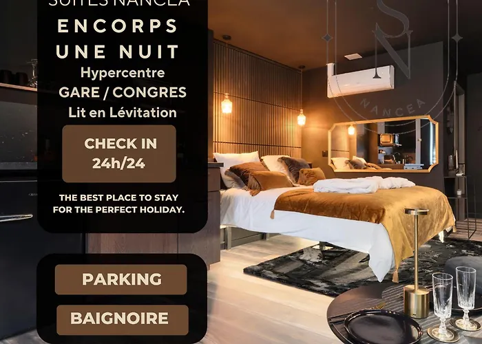 Suite Encorps Une Nuit - Nancy - Gare Congres - Parking