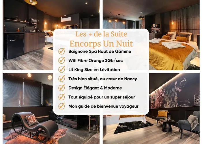 Suite Encorps Une Nuit - Nancy - Gare Congres - Parking